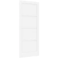 vidaXL Interior Tür rechts 86 x 211 cm weiß
