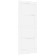 vidaXL Interior Tür rechts 86 x 211 cm weiß