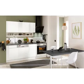 kochstation Küchenzeile KS-Virginia 220 cm weiß