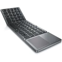 Aplic Faltbare Mini Bluetooth Tastatur mit Touchpad Grau