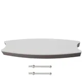 Poolleiter Stufen, Poolleiter Ersatzstufe Für Gerade Stufen, Ersatz Stufe Für Aufstellbeckenleiter, 49,8 X 8,6 Schwimmbadleiter Stufens, Sichere Schrauben | Leitersprossenstufe, wasserdichte, Stabile