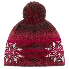 Eisbär Ike Pompon Mütze - Rotbraun / White / Black - One Size