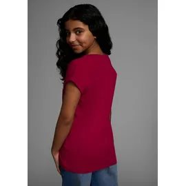 Kidsworld T-Shirt in bordeaux - Gr.: 140/146