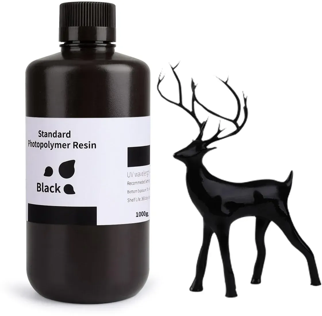 Elegoo Standard Resin, Gewicht: 1 kg, Farbe: Grau