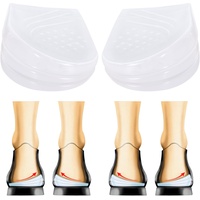 Gel-Fersenkissen Für Schuhe 1 Paar Transparente O/X Typ Bein Korrektor Korrektur Einlagen, Orthopädische Einlegesohlen Gel, Einlegesohlen Korrektur, Fuß Korrektur Einlagen, Für Männer Und Frauen (L)