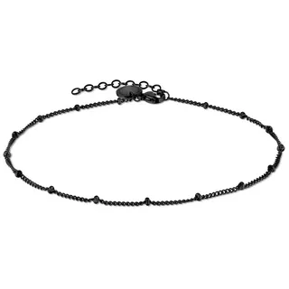 Liebeskind Berlin Fußkette »Schmuck Edelstahl Körperschmuck The Simple Solo«, schwarz