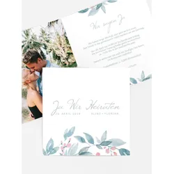 Hochzeitseinladungen selbst gestalten mit Spruch und Fotos im Onlinedesigner bei Meine-Kartenmanufaktur.de