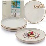 sänger Dessertteller Set Rio Creme, Teller, Beige