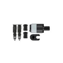 Schwalbe Clik Valve Umrüstset für Sclaverandventile mit Pumpenkopf-Adapter, schwarz