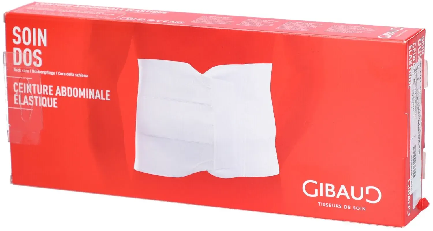 Gibaud Bauchgurt elastisch Gr3 91-105cm weiss