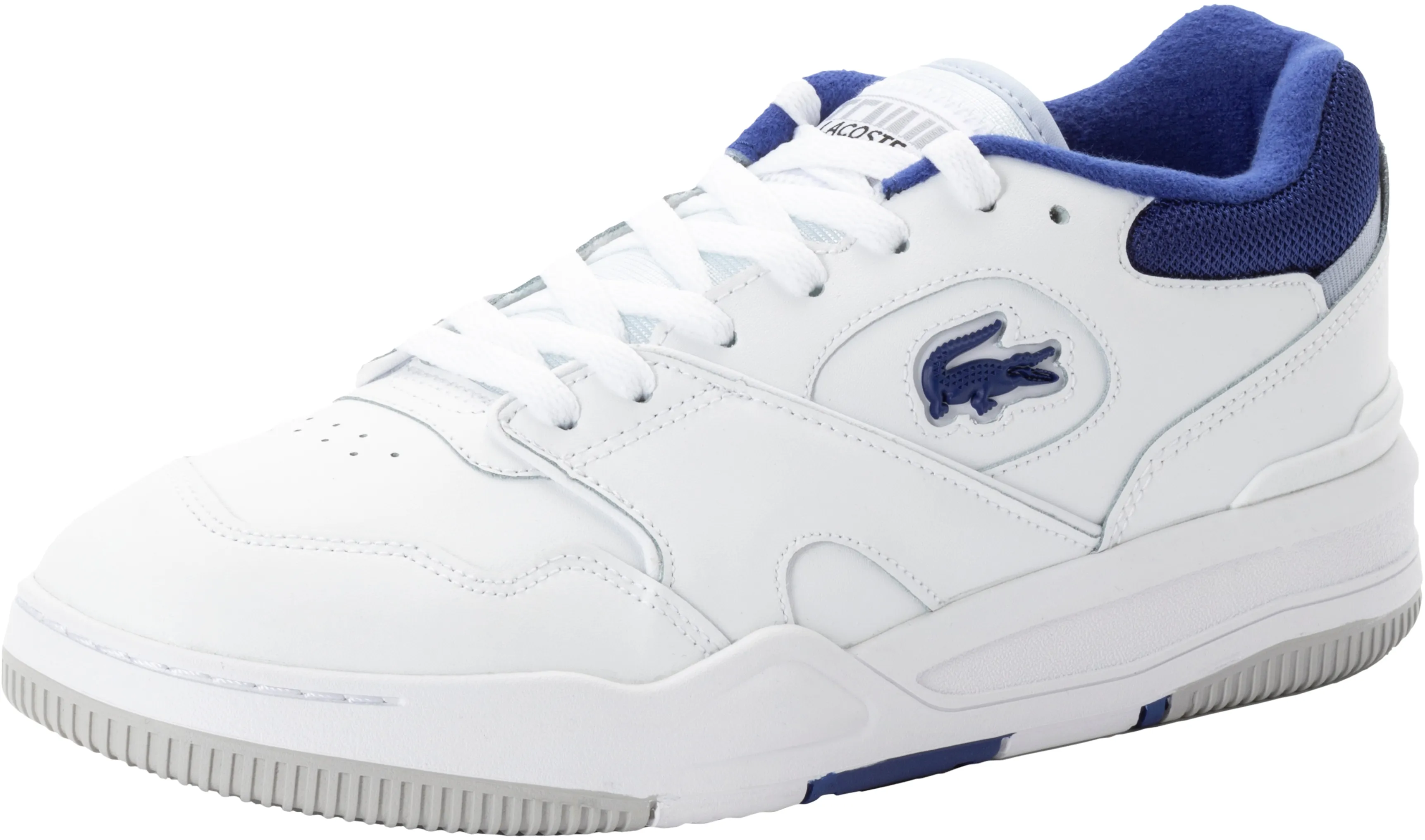 Sneaker LACOSTE "LINESHOT 124 2 SMA" Gr. 45, blau (wht, blu) Schuhe