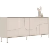 OTTO home Sideboard 205 x 84 x 40 cm Beige