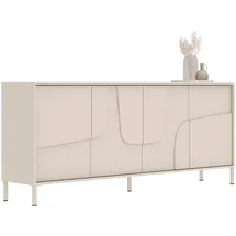 OTTO home Sideboard 205 x 84 x 40 cm Beige