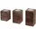 Mendler Teelichthalter HWC-C58 Holz Braun