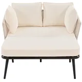 stilvora Sonnenliege 120 x 130 cm Beige