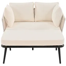 stilvora Sonnenliege 120 x 130 cm Beige