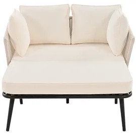 stilvora Sonnenliege 120 x 130 cm Beige