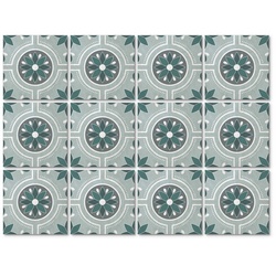 K&L Wall Art Fliesenaufkleber »Landhausblume«, selbstklebend