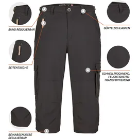 G.I.G.A. DX by killtec Herren GS 35 MN Pnts 3/4 Hose grau 60