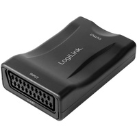 Logilink CV0160 - Video-Konverter, Scart (Buchse) zu HDMI (Buchse), Full HD bis FHD 1080p, schwarz