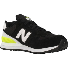 NEW BALANCE 574 Damen black/white/yellow 37