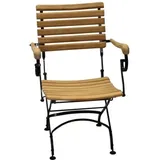 Zebra Technologies Florence Gartenstuhl 66 x 65 x 90 cm schwarz klappbar