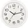 Trevi Quarz Wanduhr 24 cm OM 3301 Weiß