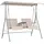 Outsunny Hollywoodschaukel Beige 2-Sitzer