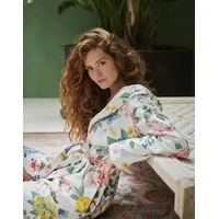 PiP Studio Bademantel Good Evening Bathrobe White L Weiß 100% Cotton, terry velour, 380, Bademantel Damen und Herren Morgenmantel Frottee