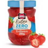 Schwartau Extra Zero Erdbeere, Fruchtaufstrich ohne Zuckerzusatz, 15 kcal pro 25g, 280g