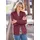 GOLDNER Elegante Grobstrickjacke rot 19