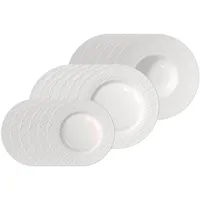 Villeroy & Boch Manufacture Ice Teller-Set 18-tlg. weiß