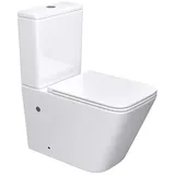 mai & mai S112T Stand-WC mit WC-Sitz Weiß