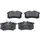 Valeo Bremsbelagsatz, Scheibenbremse