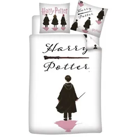 HARRY POTTER Wendbar Weiß 140 x 200 cm + 65 x 65 cm