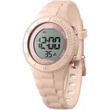 Ice-Watch 021609 ICE digit - Nude rose-gold Small Uhr Datum Alarm rosa - Rosa/Grau