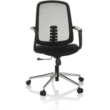 HJH Office Sediolo B Stoff Schwarz