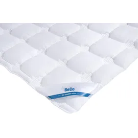 Beco Microfaserbettdecke Medibett Cotton Soft, Bettdecken für Sommer und Winter, Decke, Füllung: Polyester, Bezug: 80% Polyester, 20% Baumwolle, Bettdecke 135x200 cm, allergiker geeignet (Hausstauballerker) weiß 200 cm x 200 cm