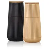 AdHoc Salz- & Pfeffermühle Scape 2tlg. Kunststoff Schwarz