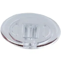 2 Paar (4 Stück) Nasenpads/Brillenpads - Silikon Schraubsystem, vers. Größen (oval 10mm)