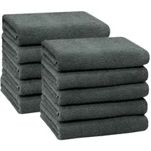 ZOLLNER Handtuchset 10-tlg. grau