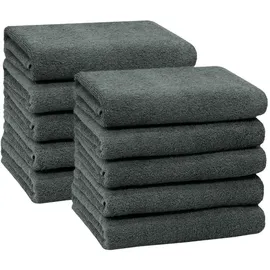 ZOLLNER Handtuchset 10-tlg. grau