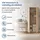 home collective Kleiderschrank Mehrzweckschrank Regal 74 x 180 x 0 cm Beige