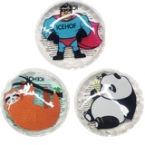 ICEHOF Kühlpads Kinder Set mit Motiven - Held Faultier Panda - Tiere Bär Gel Kühlakku Kühlkompressen Kühlpack Kühlpad - Prellung Schwellung Verbrennung