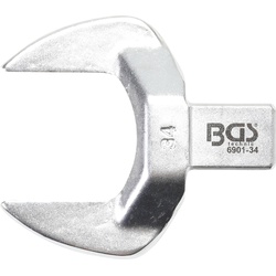 BGS, Schraubenschlüssel, Einsteck-Maulschlüssel  34 mm  Aufnahme 14 x 18 mm