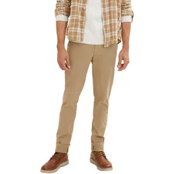 Chinohose, in lässiger, schmaler Passform, Gr. 30 - Länge 34, everglade beige, , 34687602-30 Länge 34