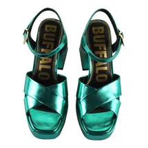 Buffalo Bella Cross Vegan Nappa - grün - 38