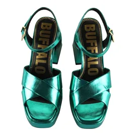 Buffalo Bella Cross Vegan Nappa - grün - 38