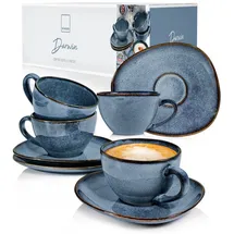 sänger Darwin Kaffeeservice 8-tlg. blau