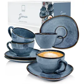 sänger Darwin Kaffeeservice 8-tlg. blau